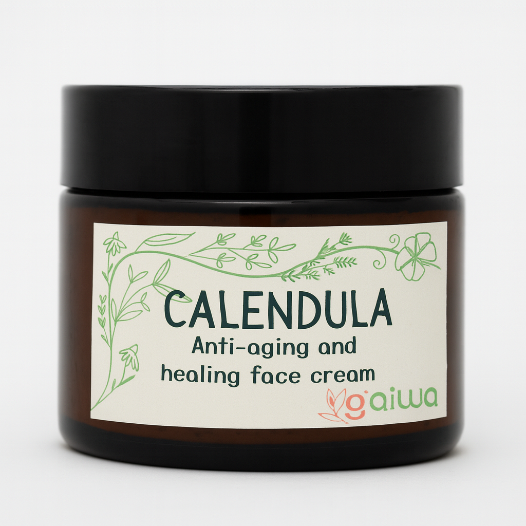 Calendula Organic Face Cream -  Healing anti-aging moisturizing