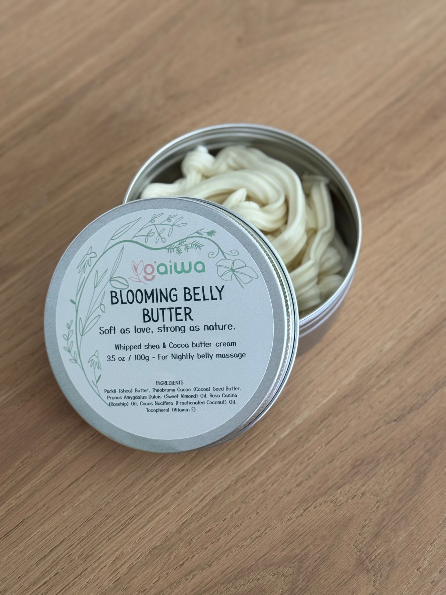 Pregnancy Belly Care Bundle | Blooming Belly Oil & Butter – Natural Prenatal Skincare Ritual